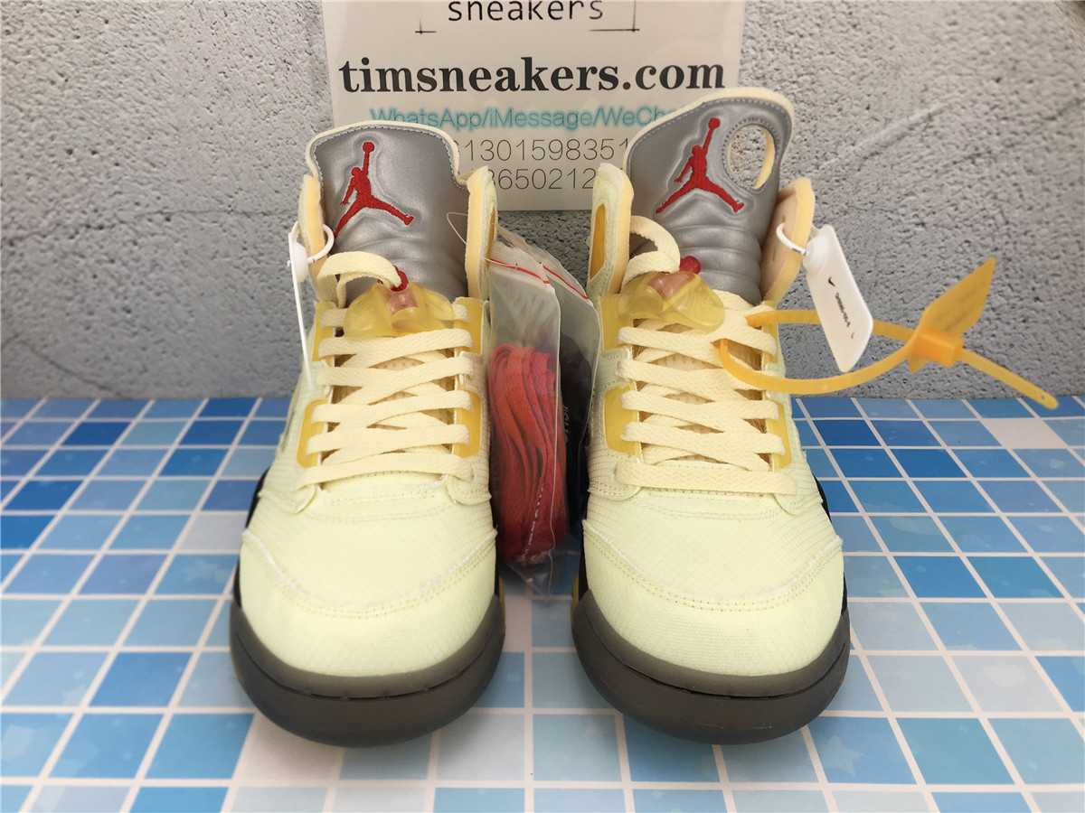 OG Batch Off-white x Air Jordan Retro 5 SP DH8565 100